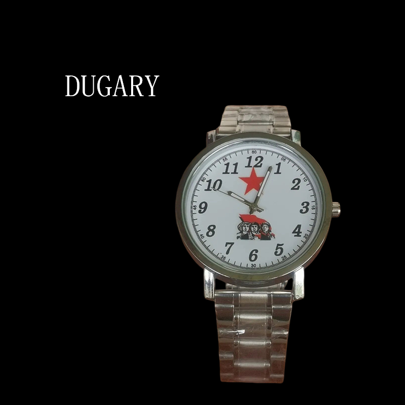 Vintage Digital Watch - DUGARY 중국 빈티지 쿼츠 시계 남성용