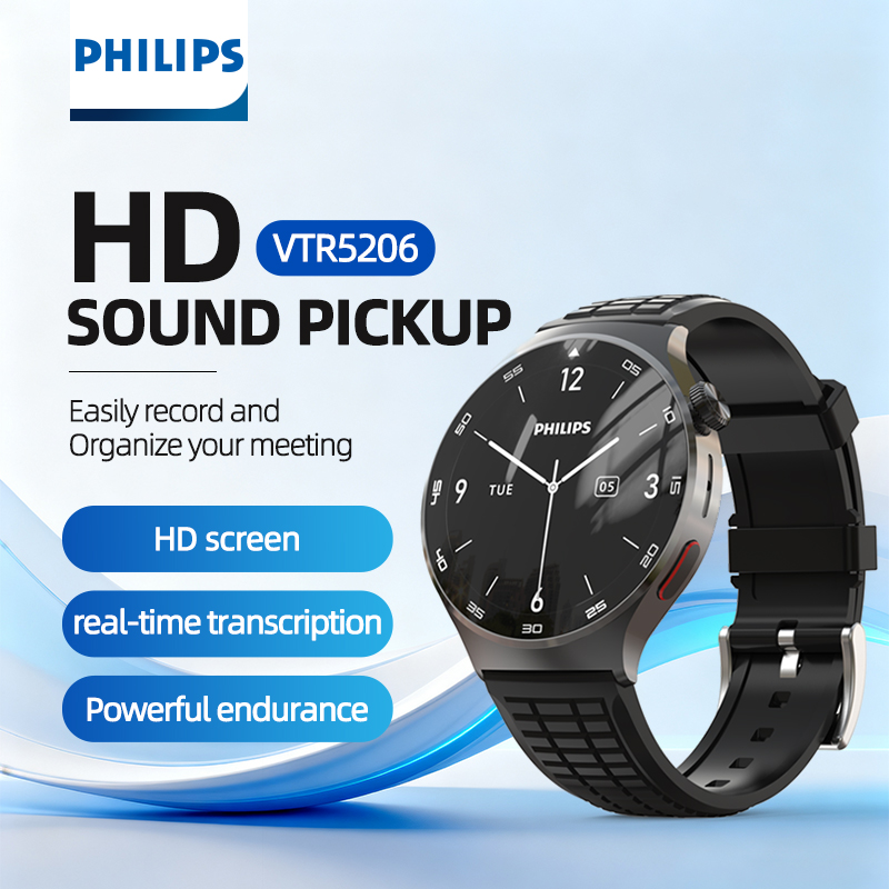 Smartwatch Noise Watches For Men - 필립스 음성 녹음기 시계 남성용 비즈니스