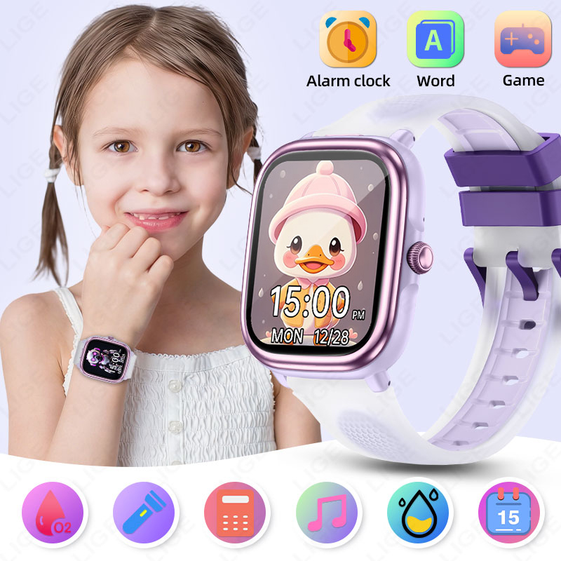 Kids Watches Not Smartwatch - LIGE 키즈 스마트워치 1.83인치 심박수 수면