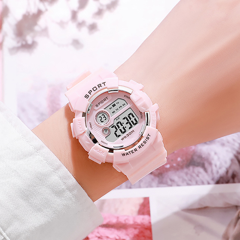 Smartwatch Watches Gift For Girls - 패션 키즈 시계 빛나는 방수 스포츠
