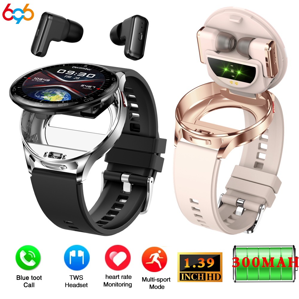 Smartwatch Noise Watches For Men - 2 In 1 TWS 헤드셋 스마트