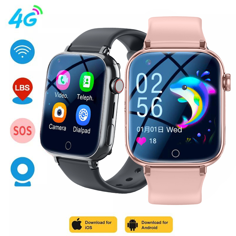 Kids Watches Not Smartwatch - 4G 스마트워치 키즈 LBS 위치추적 SOS