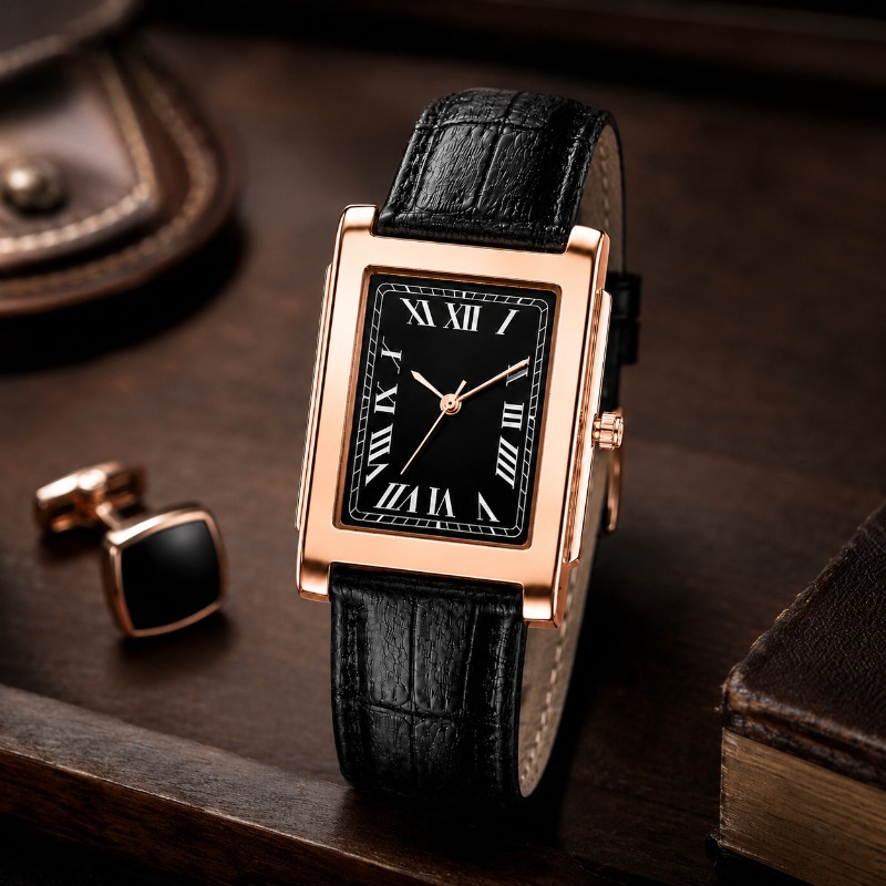 Smartwatch Square Watches For Men - 클래식 비즈니스 남성용 시계 사각형 로마