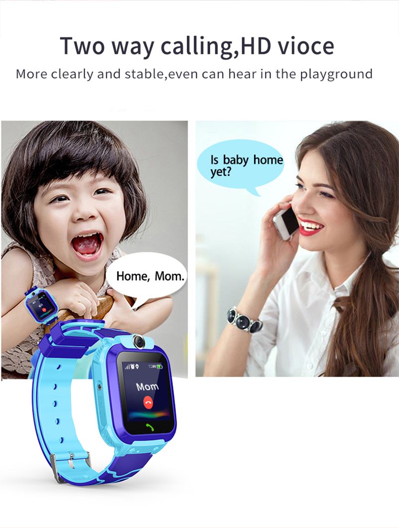 Smartwatch Watches Gift For Girls - 2026 방수 스마트워치 키즈 SOS GPS