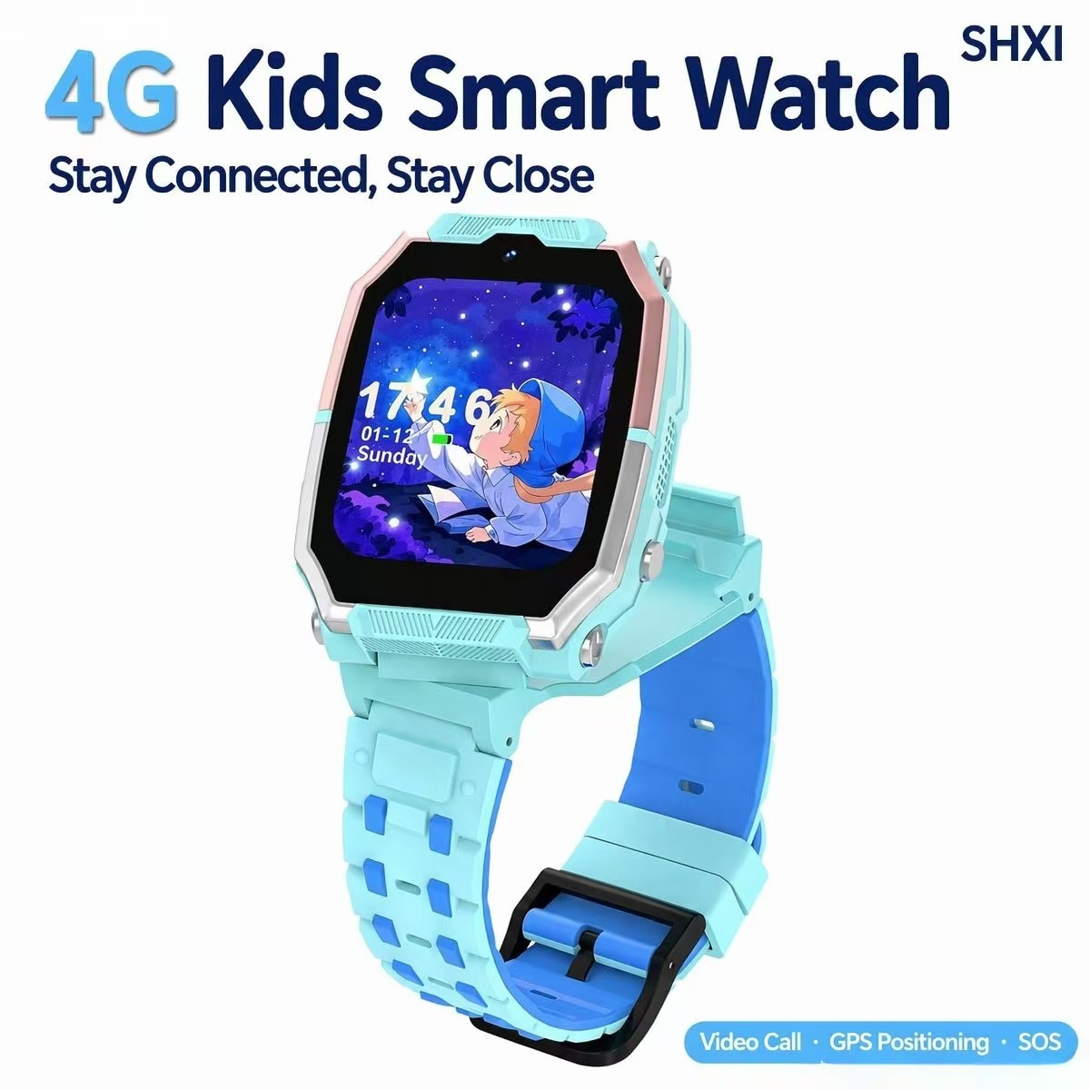 Kids Watches Not Smartwatch - SHXI H15 4G 스마트워치 키즈 GPS