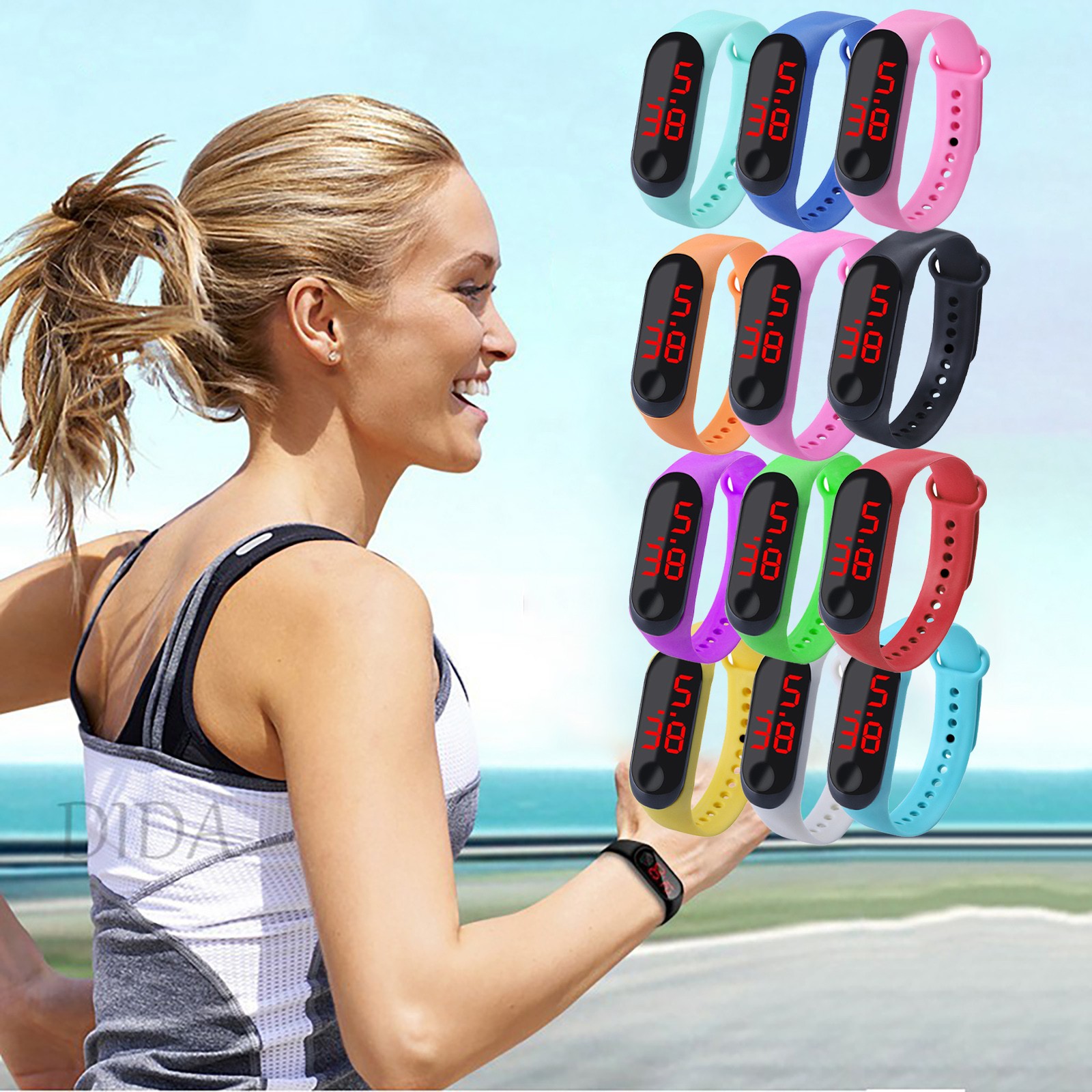 Smartwatch Digital Watches For Kids - 스포츠 야외 전자 시계, 캐주얼 팔찌,