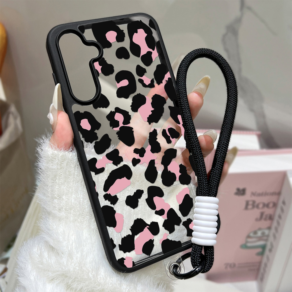 Samsung Galaxy Strap - 레오파드 프린트 폰 케이스 삼성 갤럭시