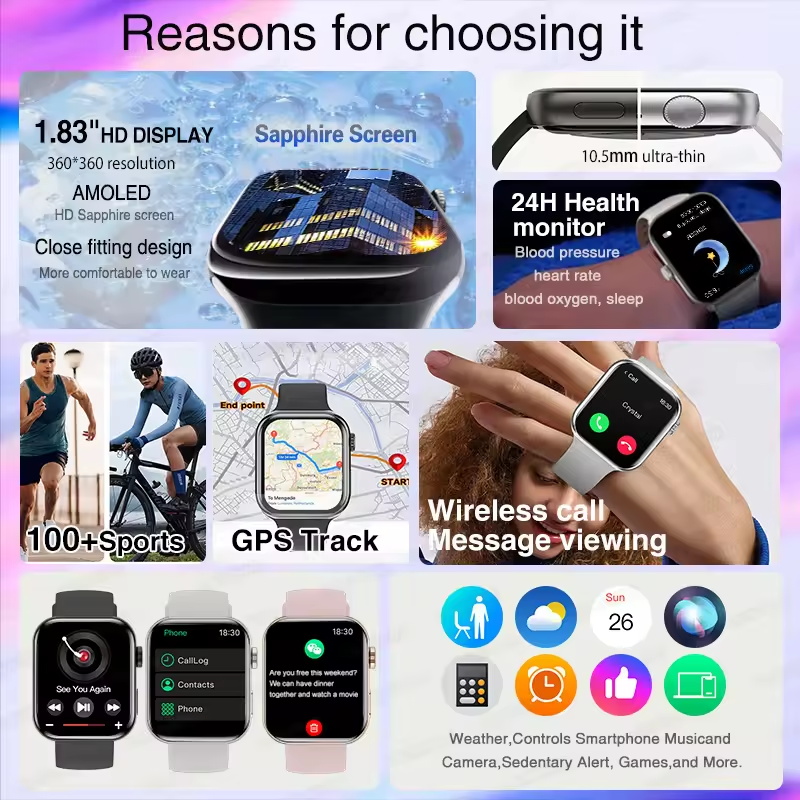 글로벌 버전 패션 새로운 시계 시리즈 11 남성 여성  - Smartwatch Watches For Women With Gps 리뷰 및 가격