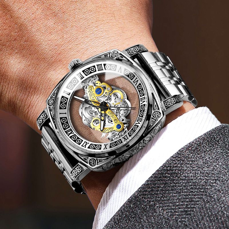 2026년 신형 남성용 빈티지 조각 시계, 속이 빈 디 - Vintage Digital Watch 리뷰 및 가격