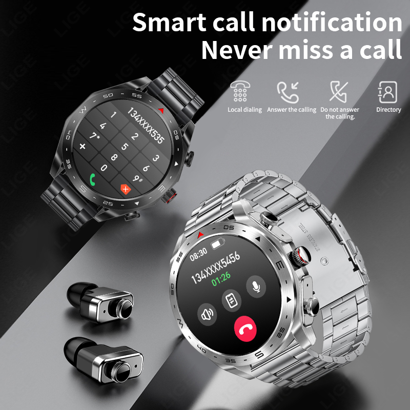 LIGE TWS 이어버드 블루투스 헤드셋 스마트워치 여 - Smartwatch Noise Watches For Men 리뷰 및 가격