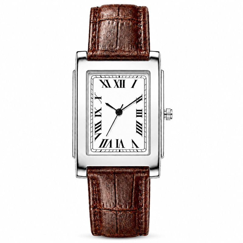 비즈니스 남성용 아날로그 쿼츠 시계 레트로 사각형 로마 - Smartwatch Square Watches For Men 리뷰 및 가격