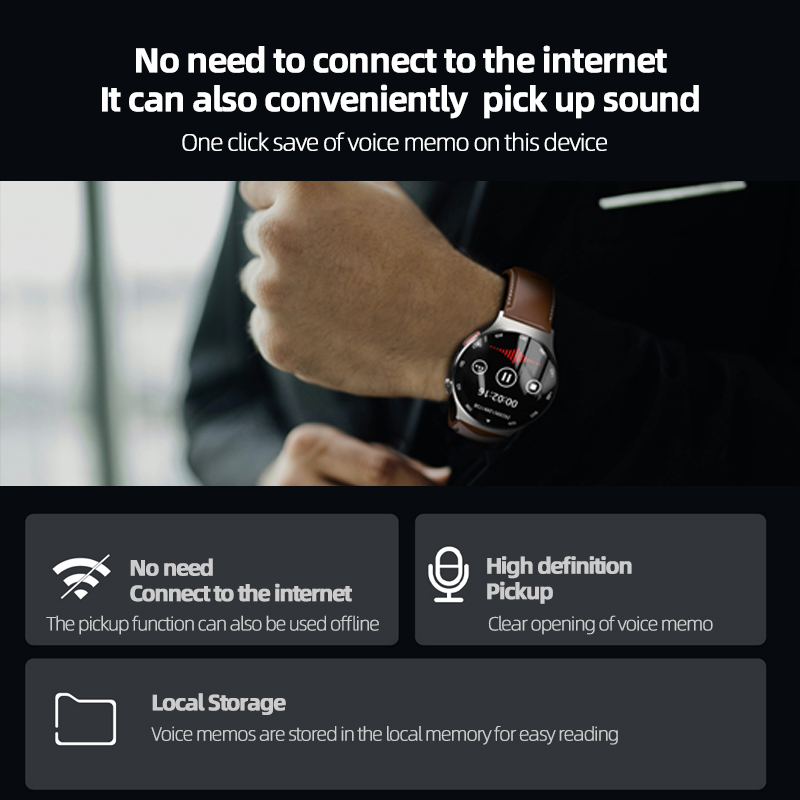 필립스 음성 녹음기 시계 남성용 비즈니스 블루투스 통화 - Smartwatch Noise Watches For Men 리뷰 및 가격