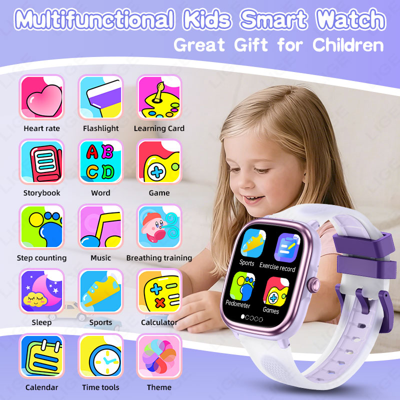 LIGE 키즈 스마트워치 1.83인치 심박수 수면 모니 - Kids Watches Not Smartwatch 리뷰 및 가격