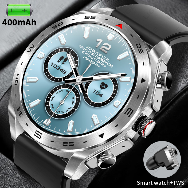 새로운 스마트워치 TWS 2in1 이어폰 내장 스마트워 - Smartwatch Noise Watches For Men 리뷰 및 가격
