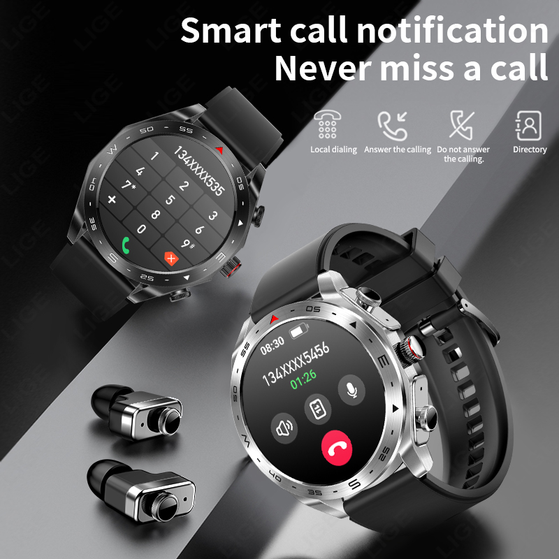 새로운 스마트워치 TWS 2in1 이어폰 내장 스마트워 - Smartwatch Noise Watches For Men 리뷰 및 가격