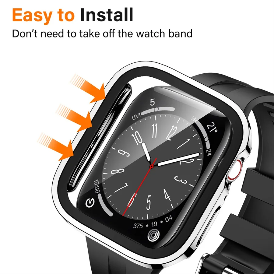 Apple Watch 케이스 시리즈 용 유리 + 커버  - Smartwatch Watches Girls 리뷰 및 가격