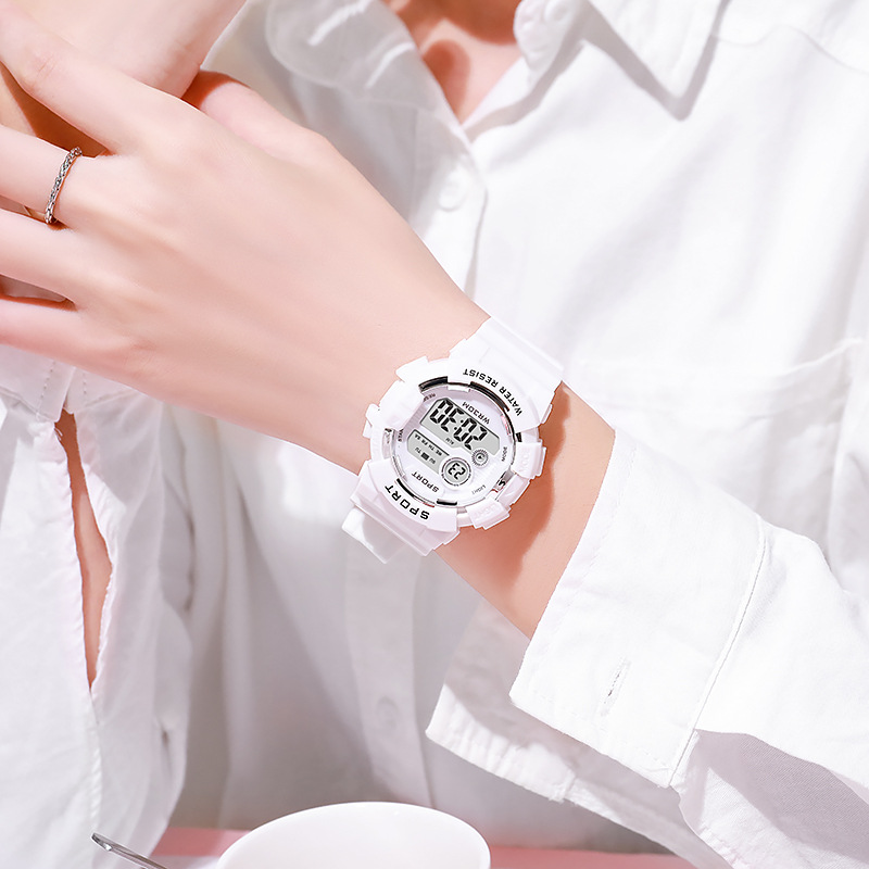 패션 키즈 시계 빛나는 방수 스포츠 디지털 시계 알람  - Smartwatch Watches Gift For Girls 리뷰 및 가격