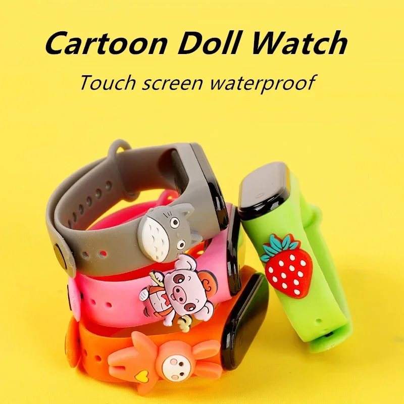 방수 어린이 스마트 터치 LED 시계 만화 작은 동물  - Smartwatch Digital Watches For Kids 리뷰 및 가격