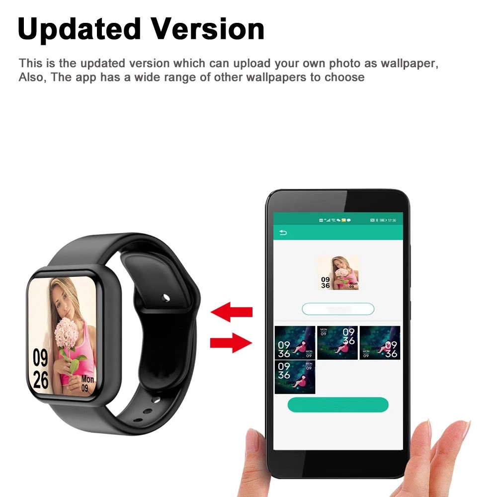 스마트 워치 남녀공용 스포츠 모드 음악 제어 칼로리 거 - Smartwatch Digital Watches For Men 리뷰 및 가격