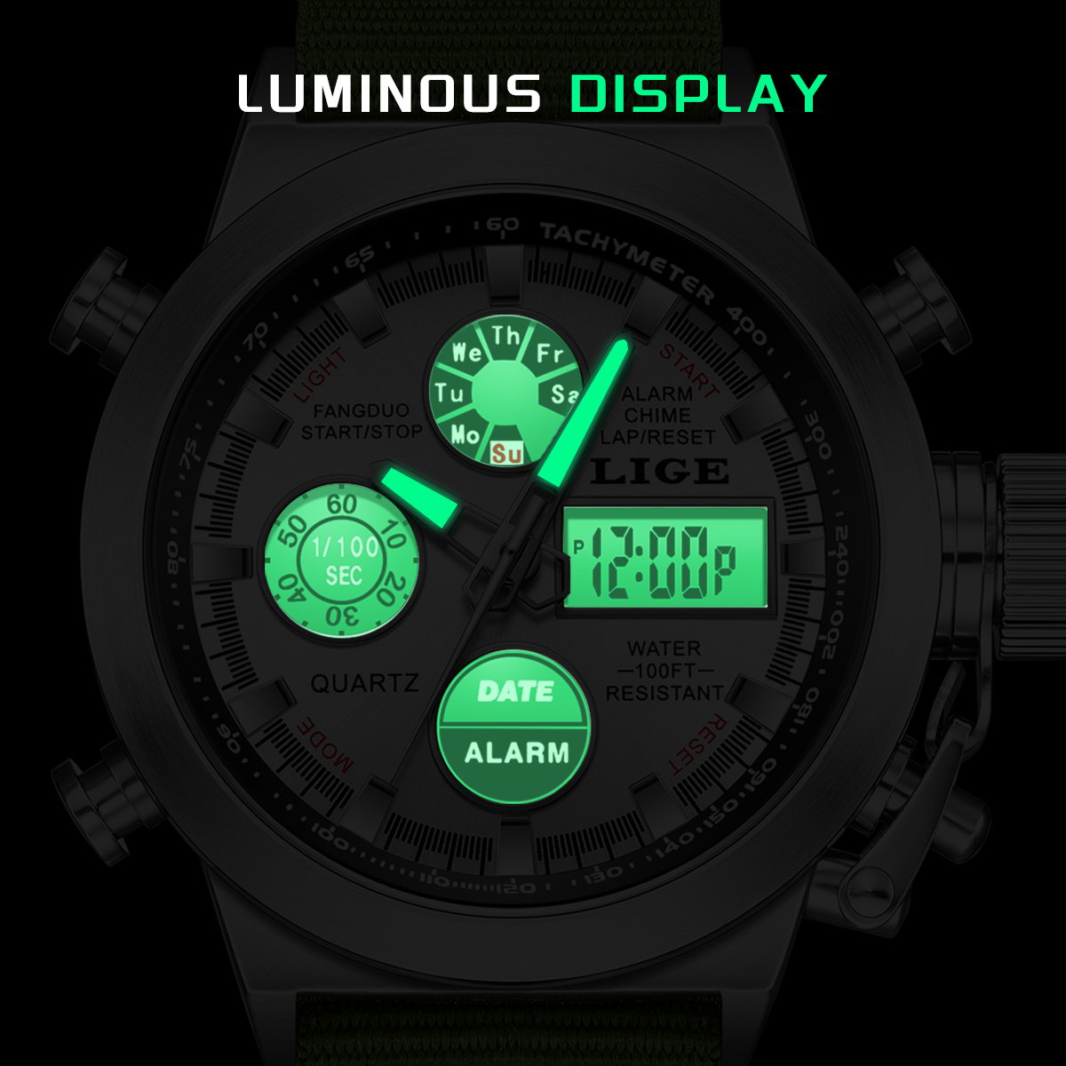 LIGE 남성용 빅 브랜드 듀얼 타임 디자이너 시계 패 - Smartwatch Branded Watches For Men 리뷰 및 가격