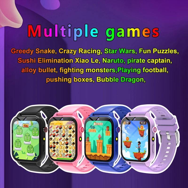 어린이 게임 스마트 시계 손전등 방수 HD 카메라 수면 - Smartwatch Watches Gift For Girls 리뷰 및 가격
