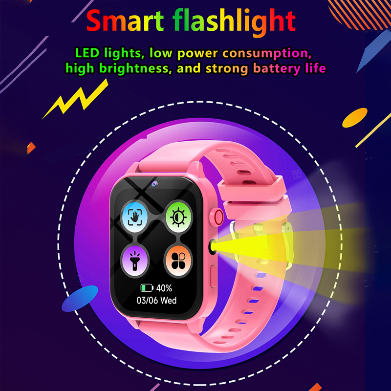 어린이 게임 스마트 시계 손전등 방수 HD 카메라 수면 - Smartwatch Watches Gift For Girls 리뷰 및 가격