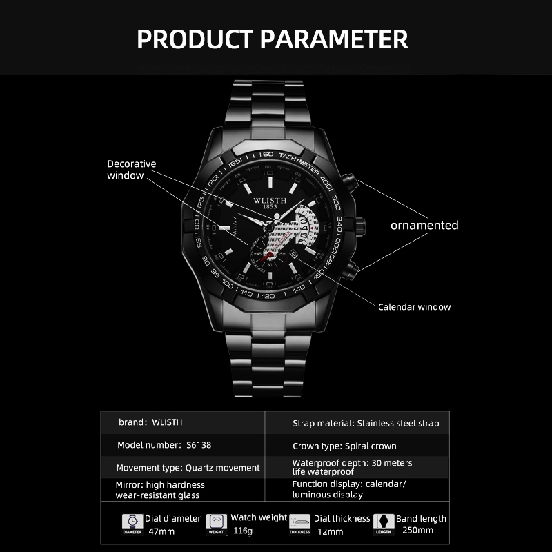 럭셔리 브랜드 남자 시계 방수 빛나는 날짜 스포츠 남자 - Smartwatch Branded Watches For Men 리뷰 및 가격