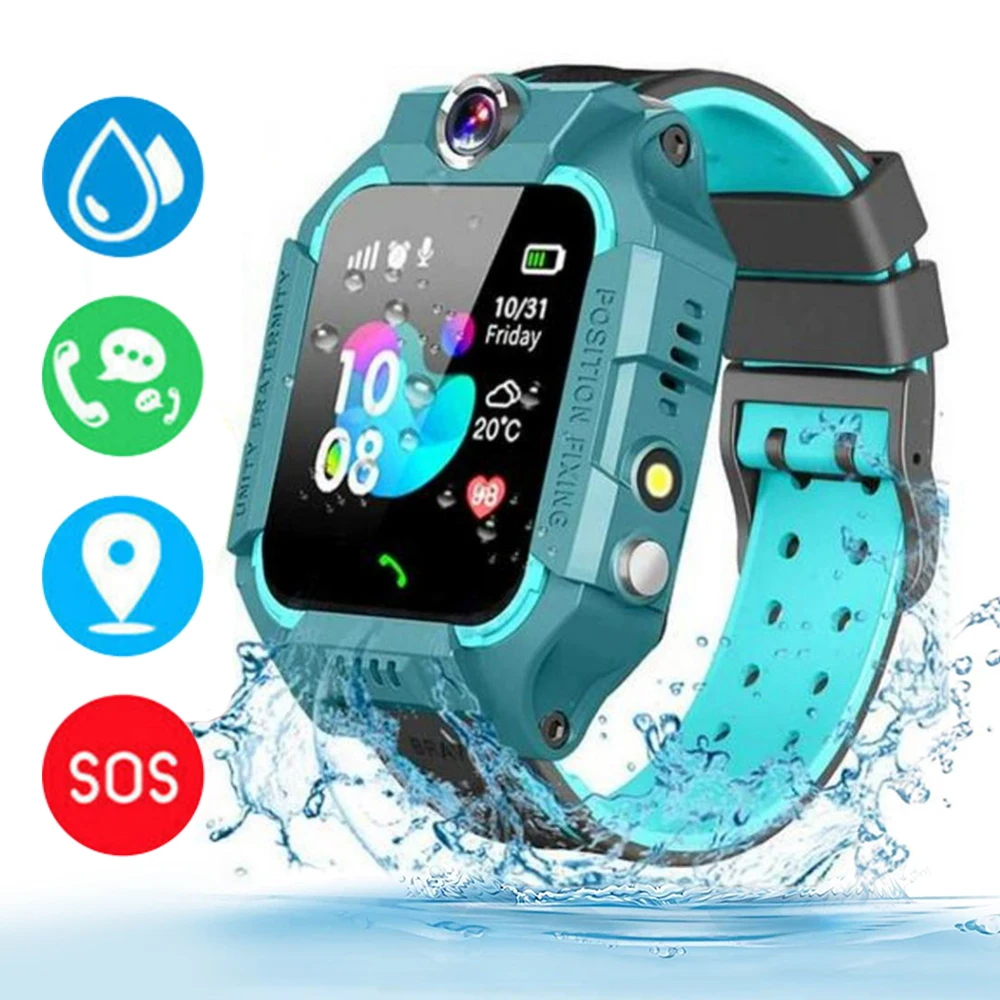 새로운 어린이용 2G 스마트워치 SOS LBS 트래커  - Smartwatch Digital Watches For Kids 리뷰 및 가격