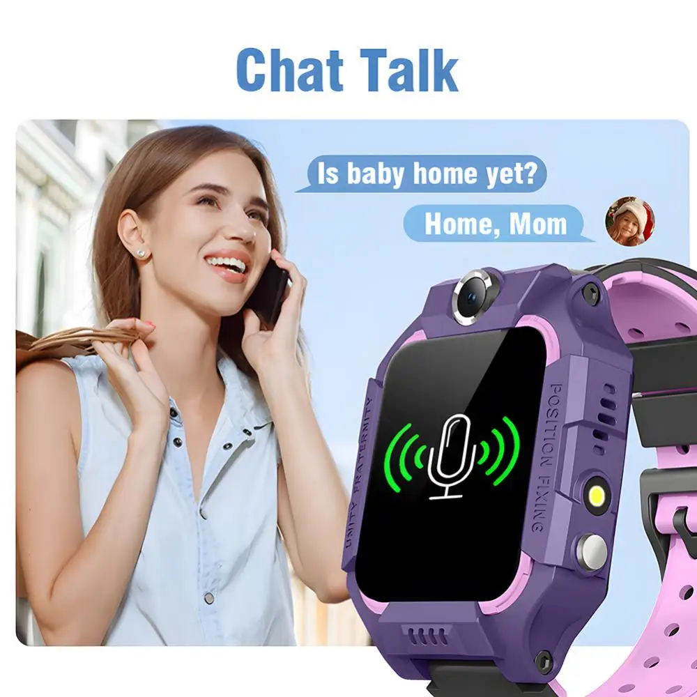 새로운 어린이용 2G 스마트워치 SOS LBS 트래커  - Smartwatch Digital Watches For Kids 리뷰 및 가격