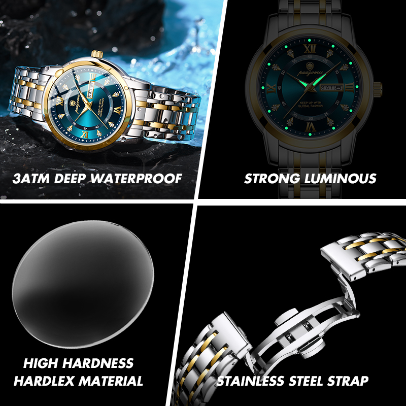 PAAZOMU 시계 남성 여성 다이아몬드 비즈니스 드레 - Smartwatch Watches Girls 리뷰 및 가격