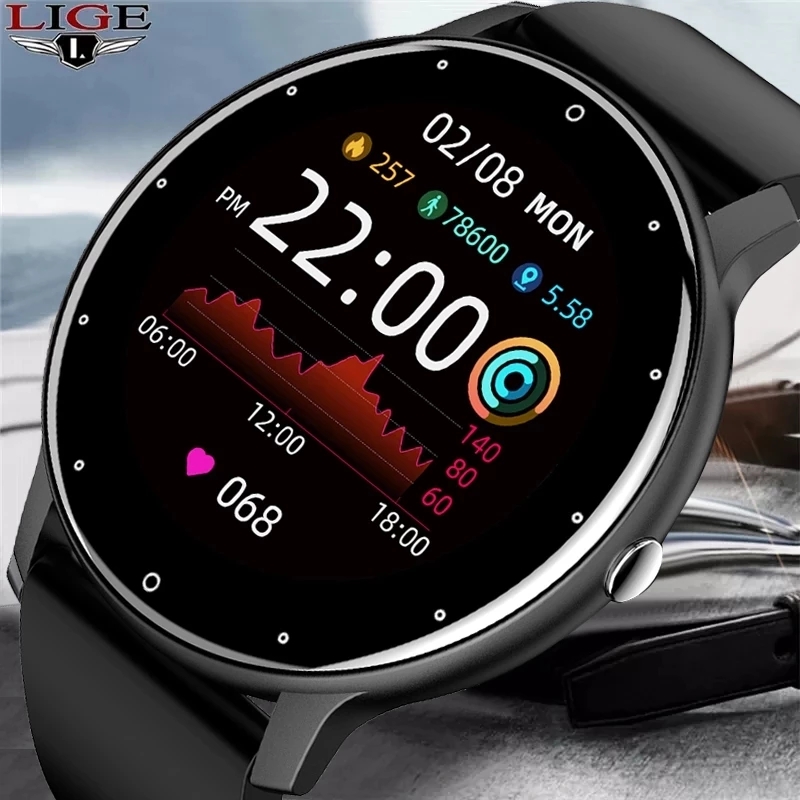 LIGE 2026 새로운 스마트워치 남성용 풀 터치 스 - Smartwatch Digital Watches For Men 리뷰 및 가격