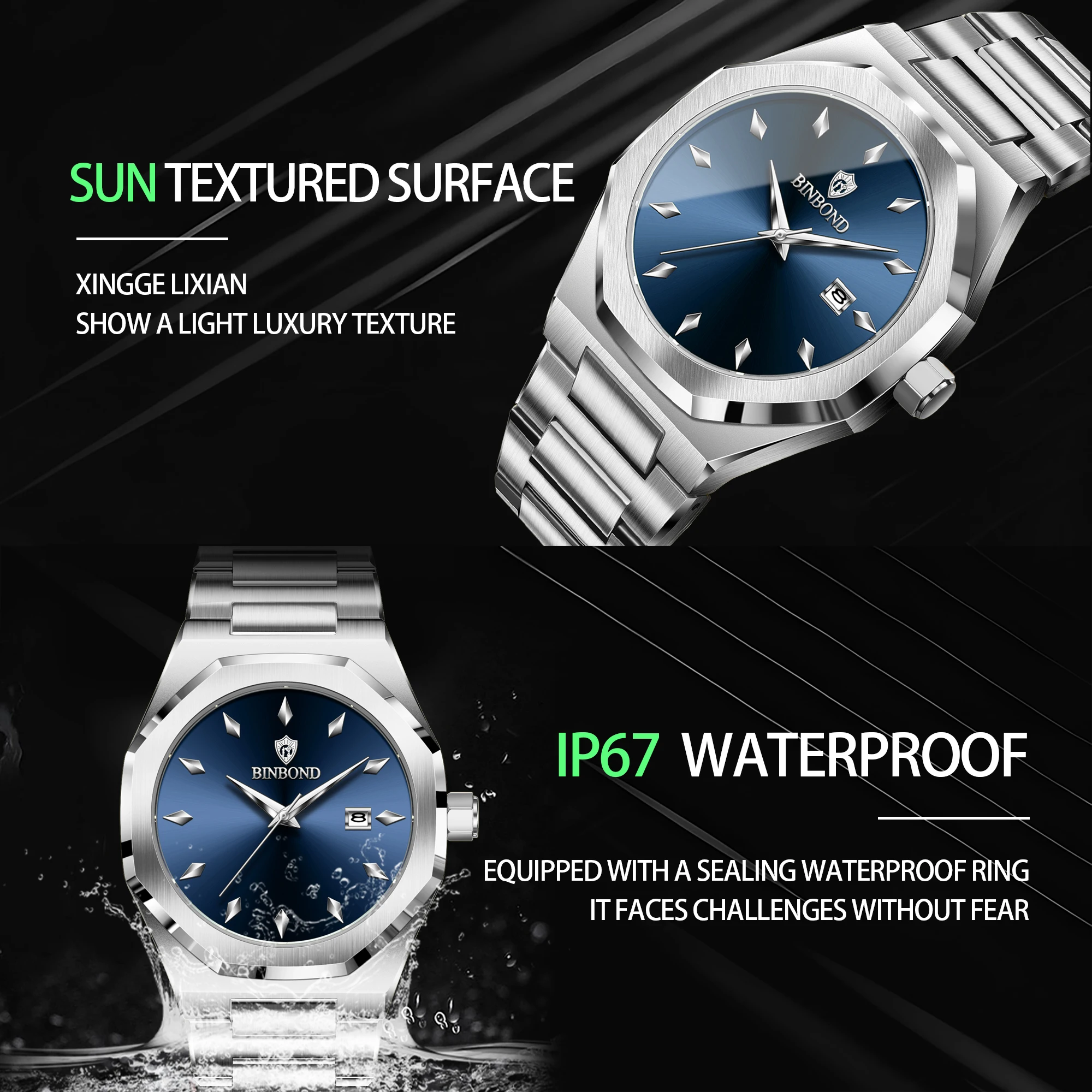 빈본드 최고급 브랜드 남성 쿼츠 시계 패션 비즈니스 날 - Smartwatch Branded Watches For Men 리뷰 및 가격