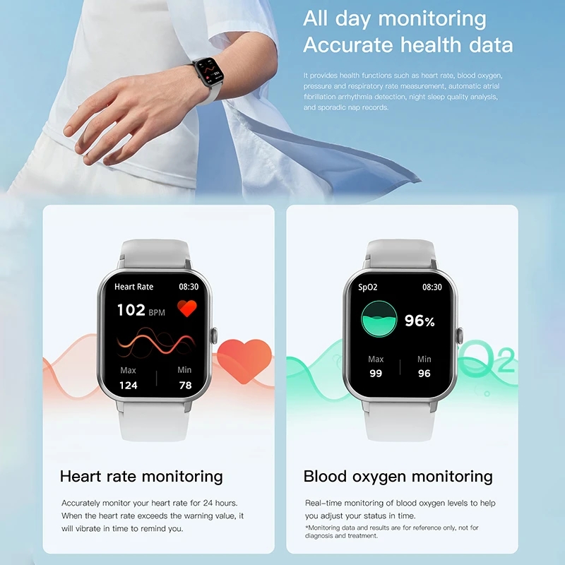 2025 여성용 스마트워치 풀 터치 스크린 패션 시계  - Smartwatch Sports Watches For Women 리뷰 및 가격