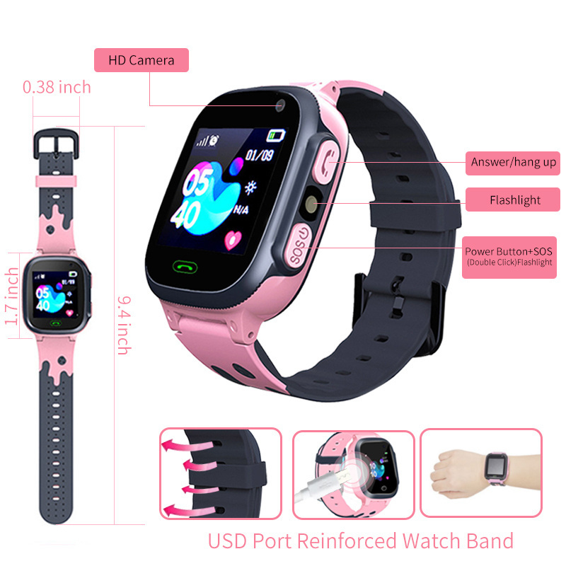 어린이 스마트 시계 어린이를위한 방수 Smartwatc - Smartwatch Watches Gift For Girls 리뷰 및 가격