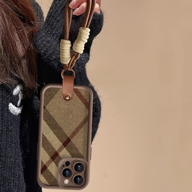 브라운 스트라이프 랜야드 스트랩 로프 폰 케이스 삼성  - Samsung Galaxy Strap 리뷰 및 가격