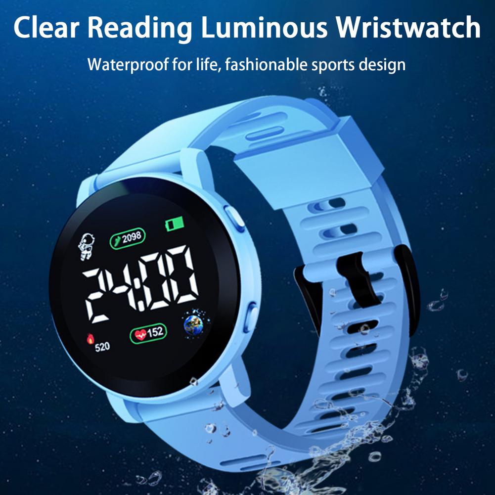 어린이 LED 디지털 시계 방수 자동 날짜 주간 달력  - Kids Watches Not Smartwatch 리뷰 및 가격