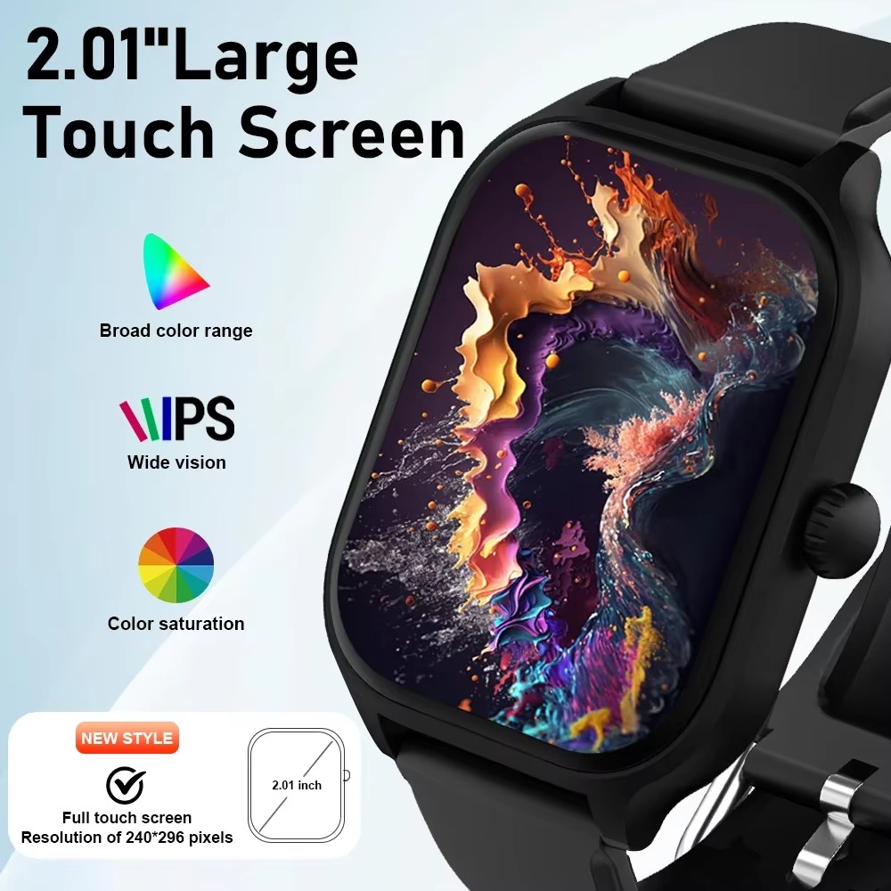 안드로이드 및 iOS용 스마트워치 1.83인치 HD 디 - Smartwatch Sports Watches For Women 리뷰 및 가격