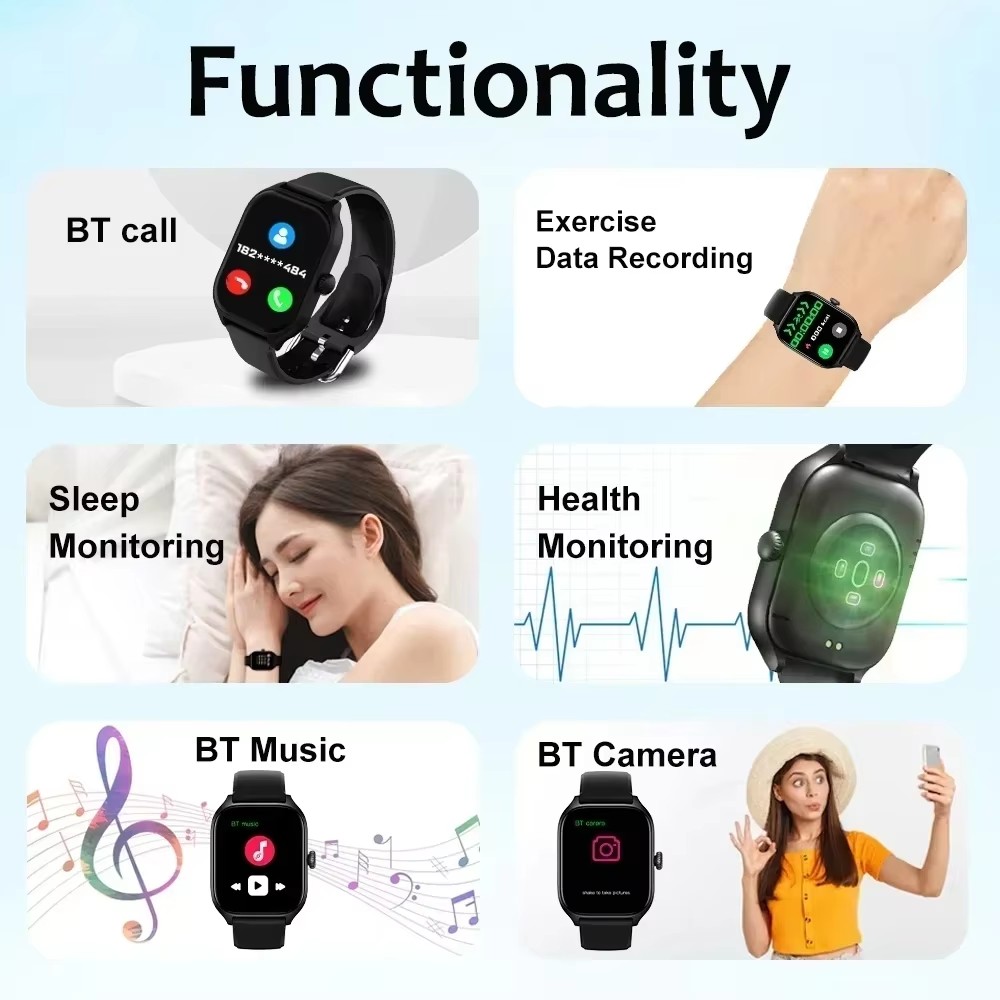 안드로이드 및 iOS용 스마트워치 1.83인치 HD 디 - Smartwatch Sports Watches For Women 리뷰 및 가격