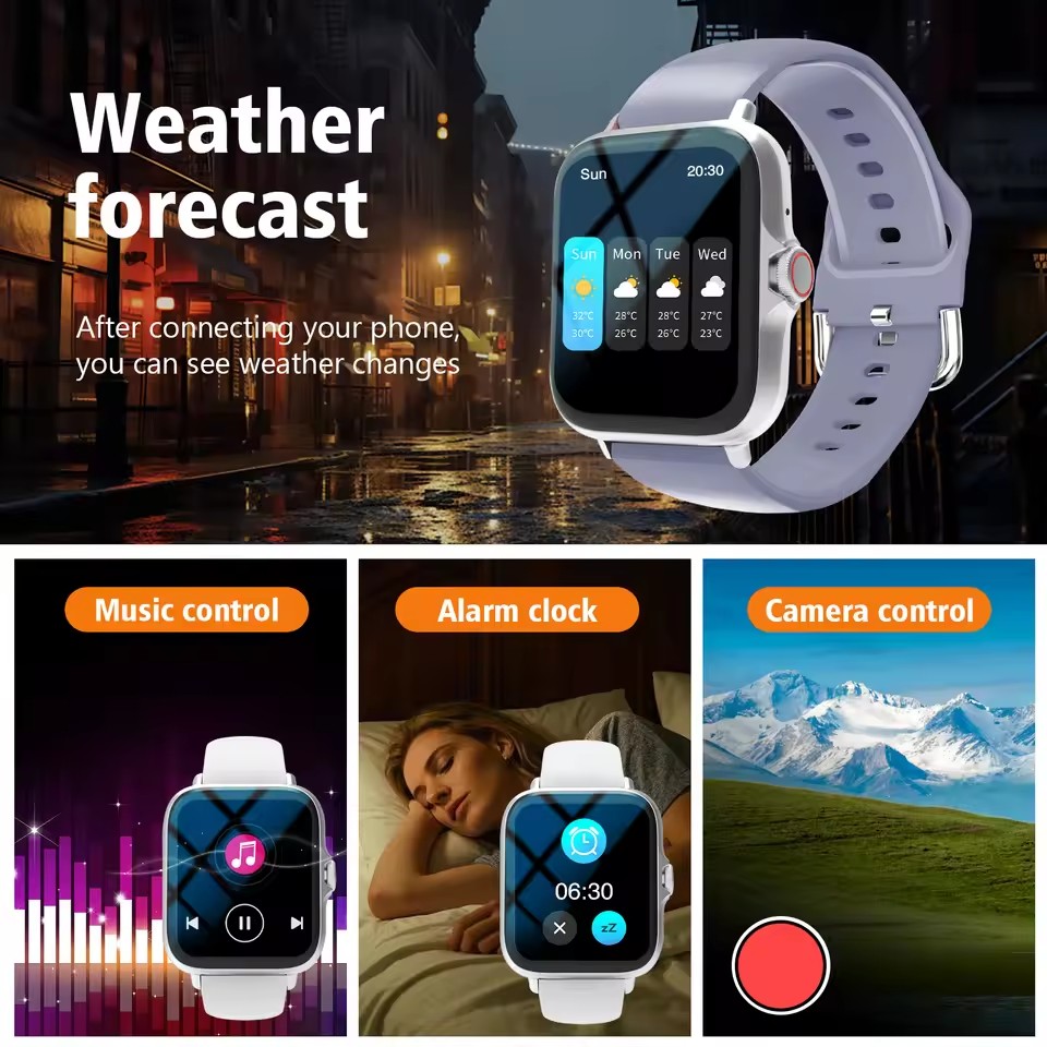 2026년 신형 블루투스 통화 스마트워치 정보 알림 남 - Smartwatch Square Watches For Men 리뷰 및 가격