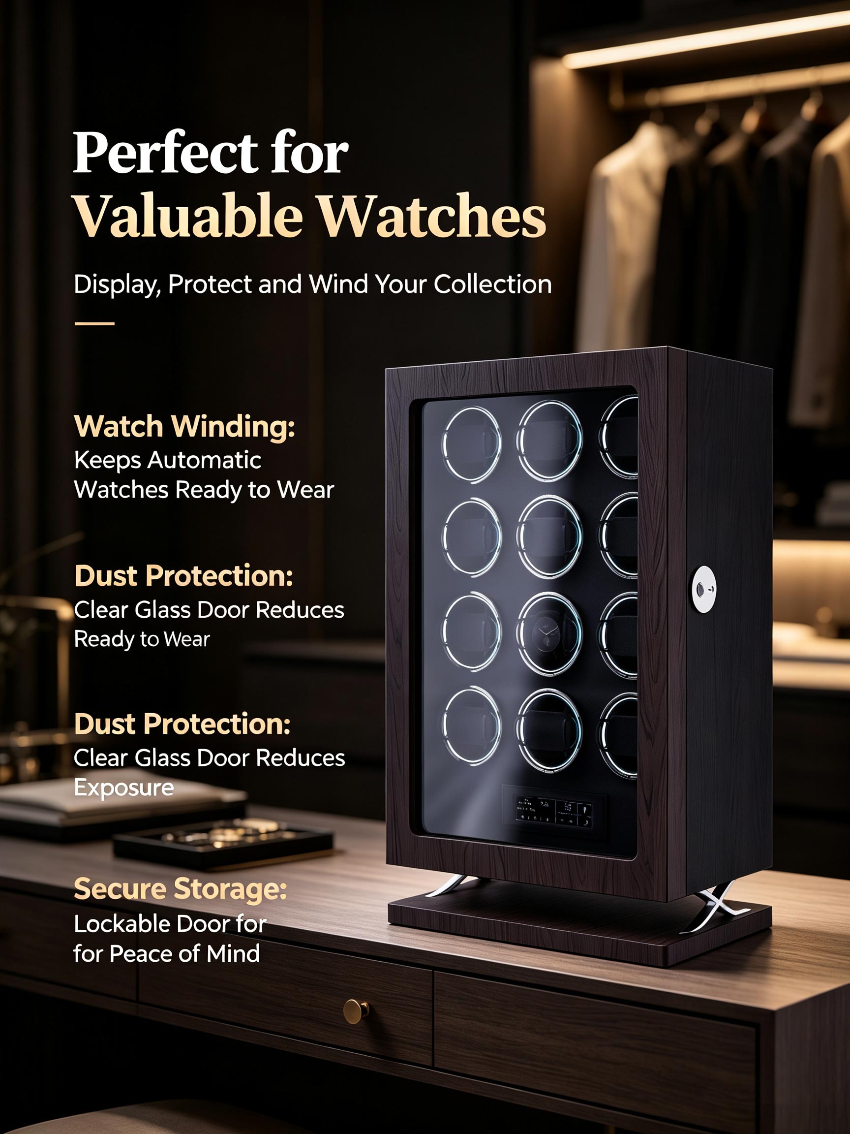 IBBETON 럭셔리 조절식 터치스크린 기계식 시계 와 - Tag Watches Smartwatch 리뷰 및 가격