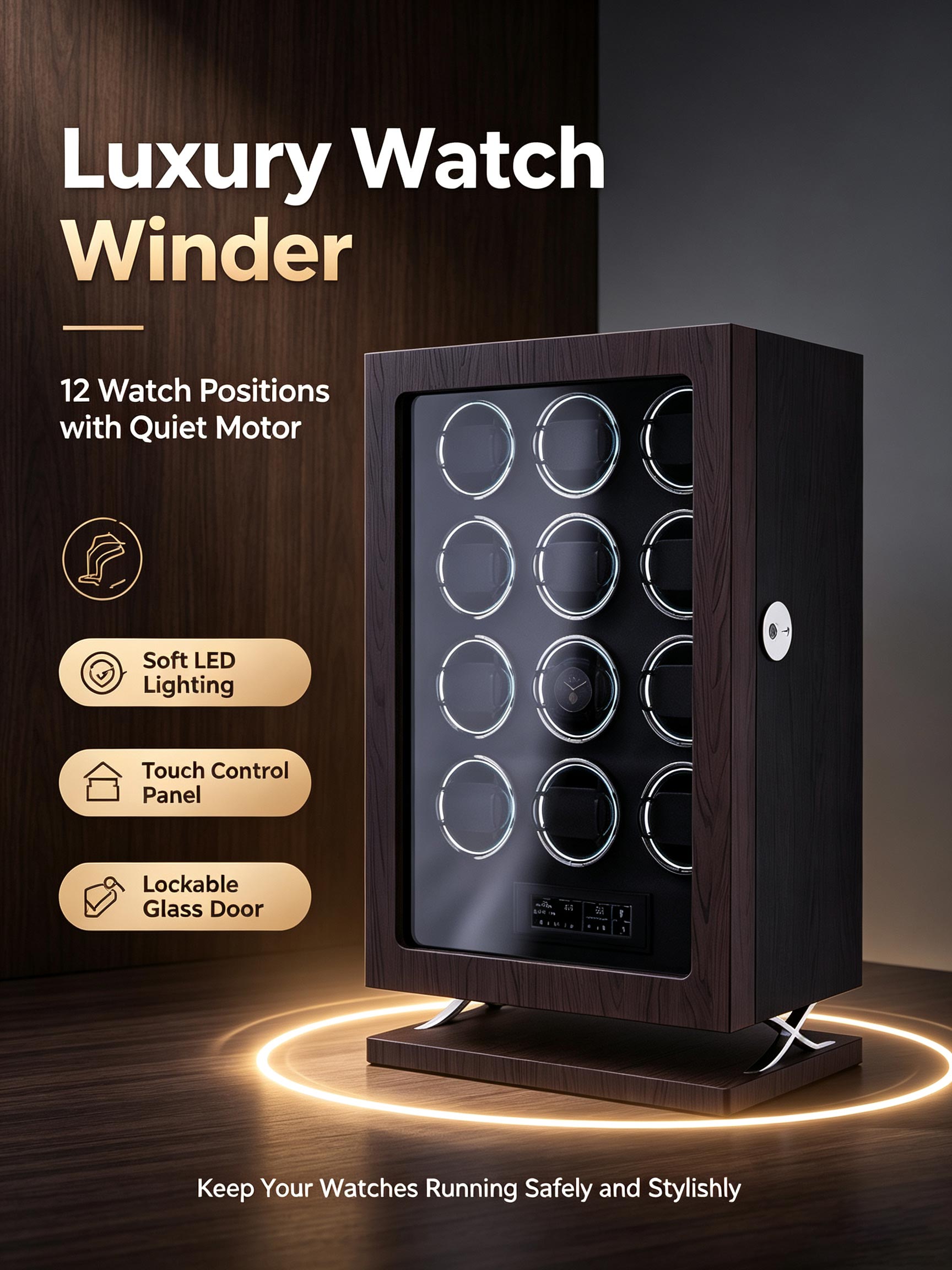 IBBETON 럭셔리 조절식 터치스크린 기계식 시계 와 - Tag Watches Smartwatch 리뷰 및 가격