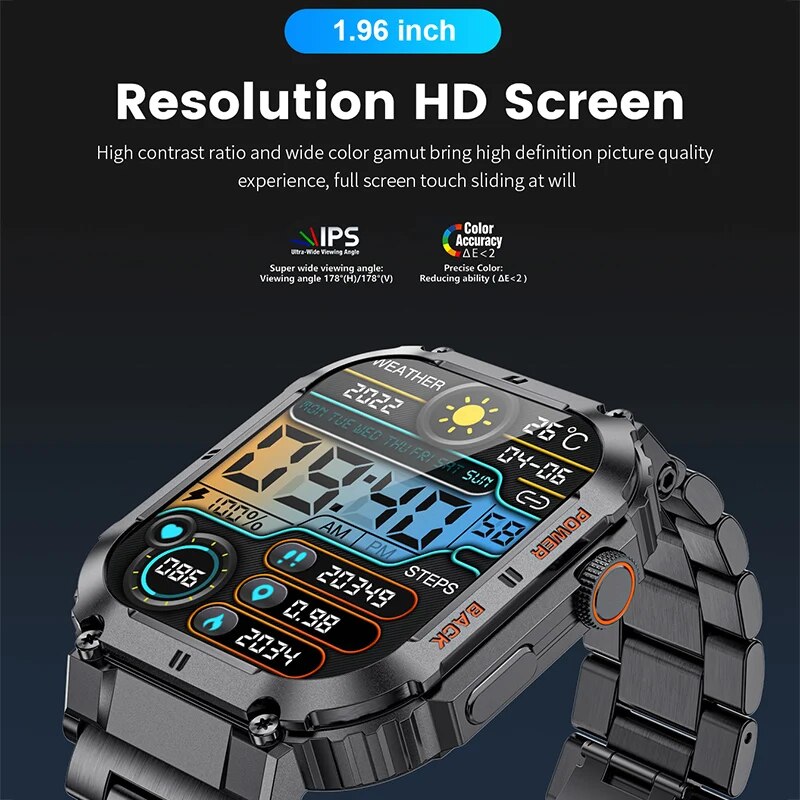 LIGE 남성용 야외 스포츠 피트니스 스마트워치, 블루 - Smartwatch Digital Watches For Men 리뷰 및 가격