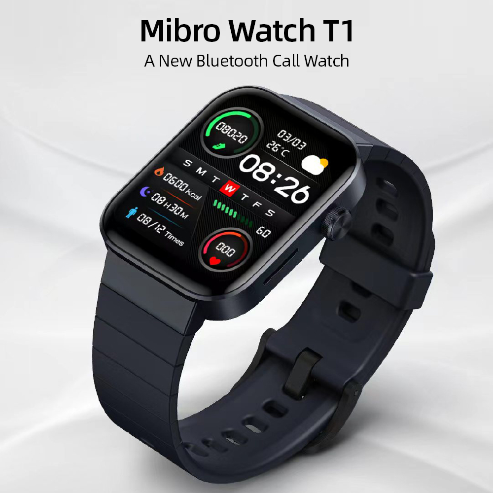 Mibro Watch T1 글로벌 버전 1.6인치 AM - Smartwatch Square Watches For Men 리뷰 및 가격