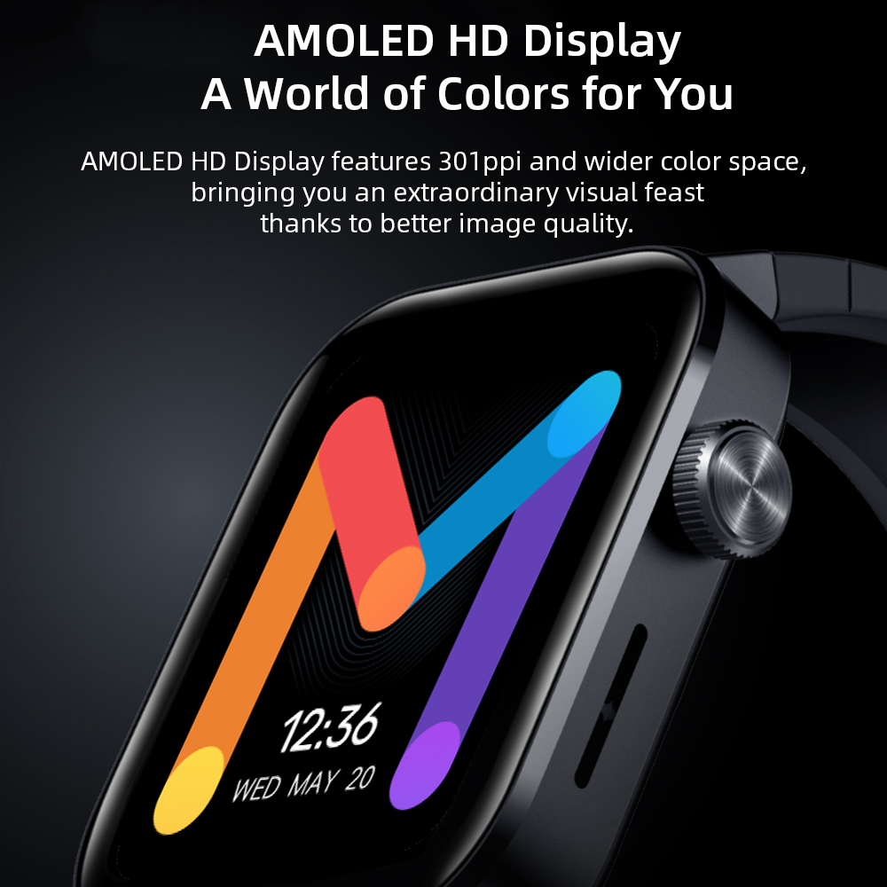 Mibro Watch T1 글로벌 버전 1.6인치 AM - Smartwatch Square Watches For Men 리뷰 및 가격