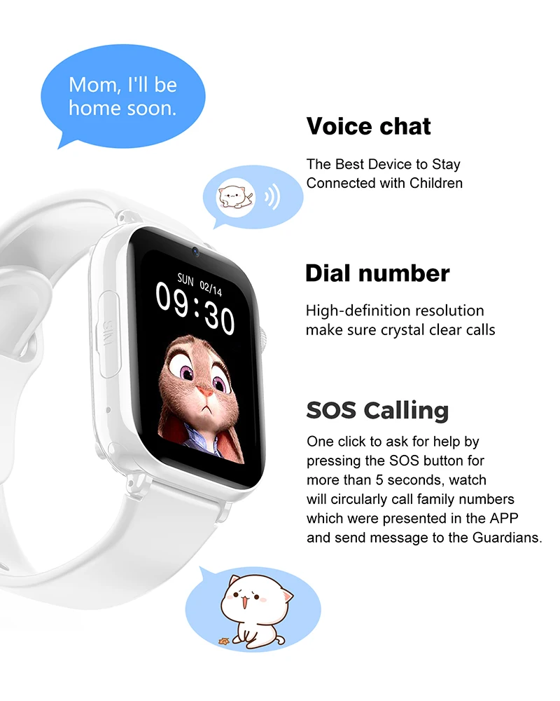 어린이용 LBS 위치 SOS 전화 통화 SIM 카드 카 - Smartwatch Watches Gift For Girls 리뷰 및 가격