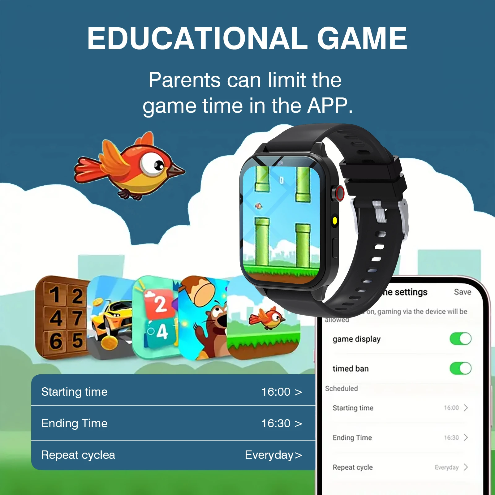 어린이용 스마트 시계 18개 게임 카메라 방수 손전등  - Smartwatch Watches Gift For Girls 리뷰 및 가격