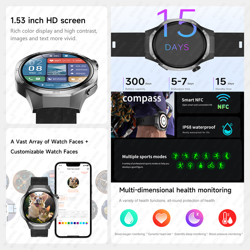 2025 새로운 시계 5 MAX 스마트 시계 HD AM - Smartwatch Watches For Women With Gps 리뷰 및 가격
