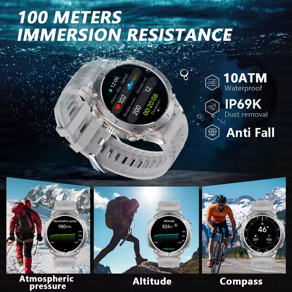 2025 업그레이드 신형 아웃도어 스포츠 밀리터리 GP - Smartwatch Branded Watches For Men 리뷰 및 가격