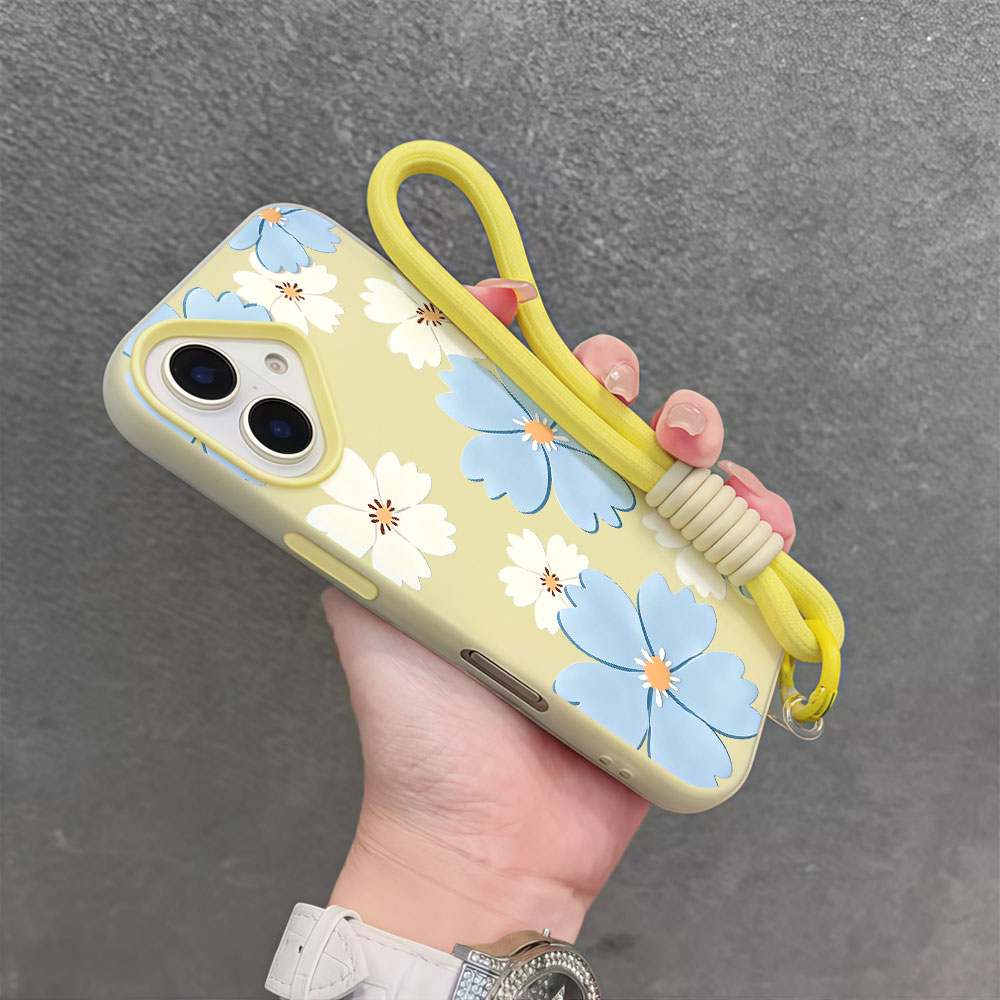 연하늘색 흰색 꽃무늬 삼성 갤럭시 S26 S25 S24 - Samsung Galaxy Strap 리뷰 및 가격