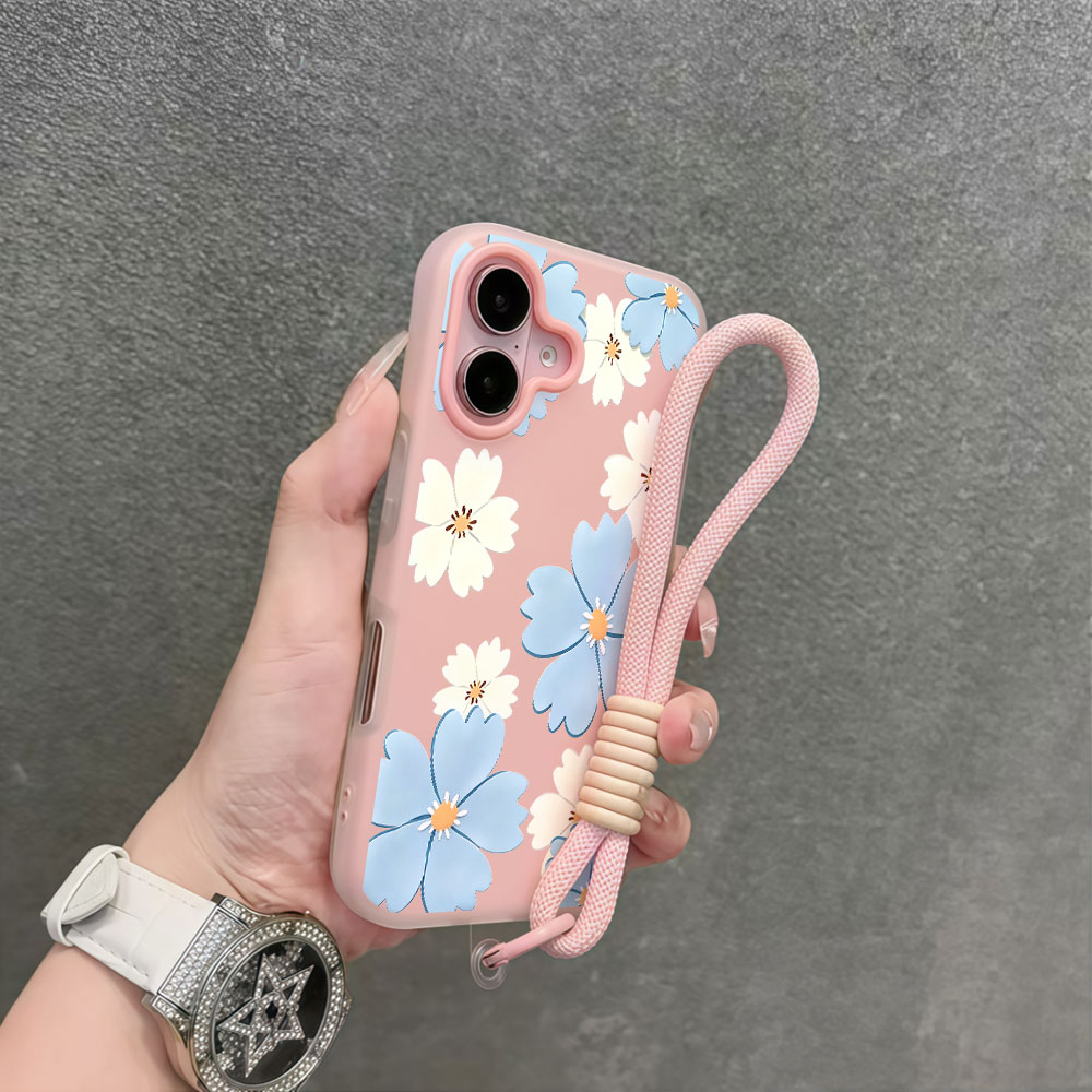연하늘색 흰색 꽃무늬 삼성 갤럭시 S26 S25 S24 - Samsung Galaxy Strap 리뷰 및 가격